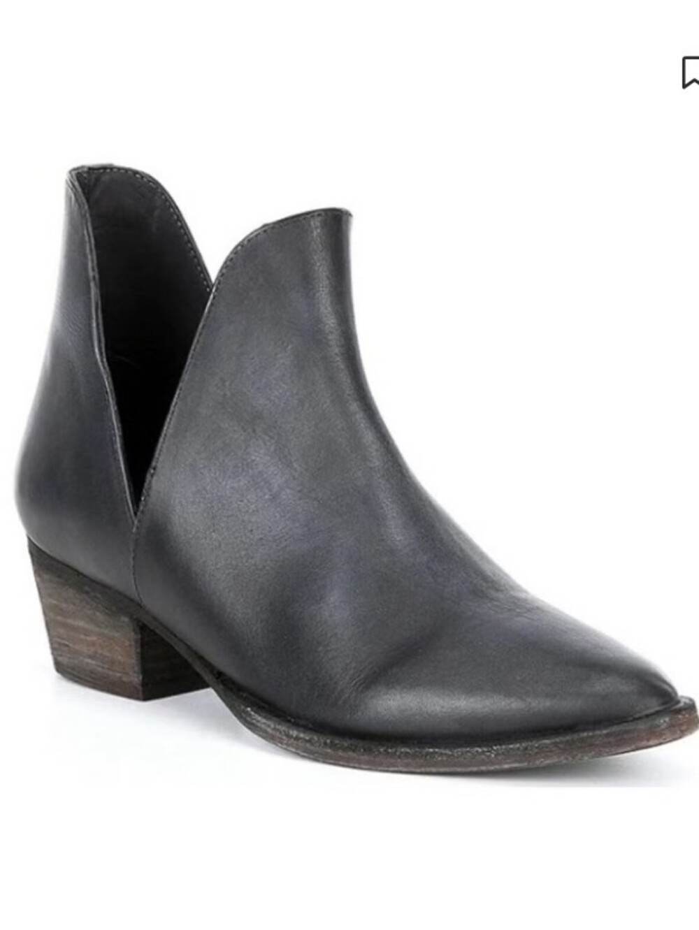 Free People NWOT/B Women's Size 41 Charm Double V Ankle Booties Genuine Leather